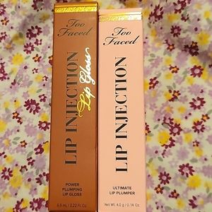 Too Faced lip plumper and gloss bundle